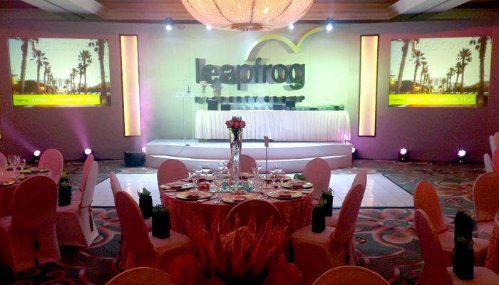 Leapfrog 2013 Ceremony Stage Set Design