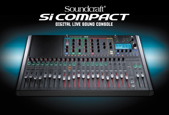 av direct new soundcraft si compact digital console