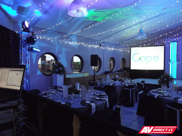 sound lighting and av for year end functions