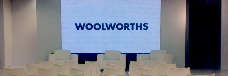 woolworths summer launch 2013 - led screen, stage and set design